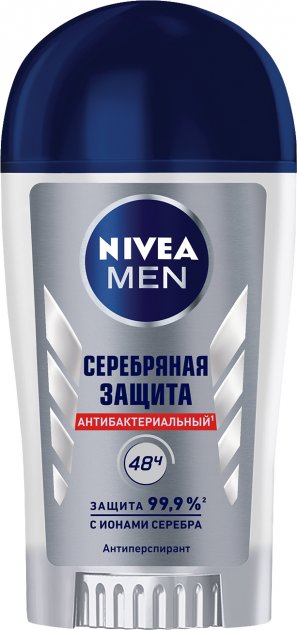 Nivea Silver Protect Men's Deodorant Stick, 40 mL