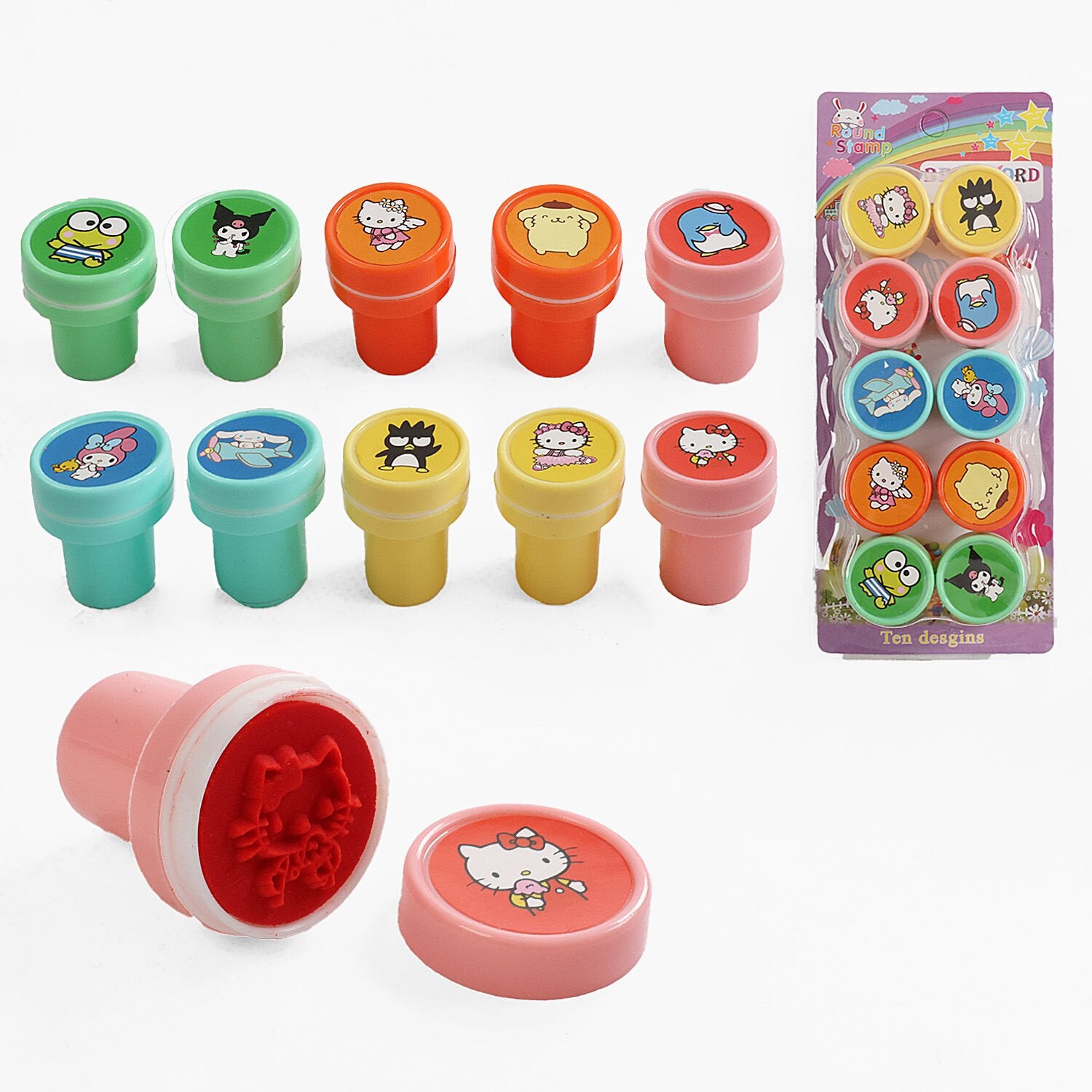 C 70473 Stamp Set, 10 pcs, 4 cm Tall