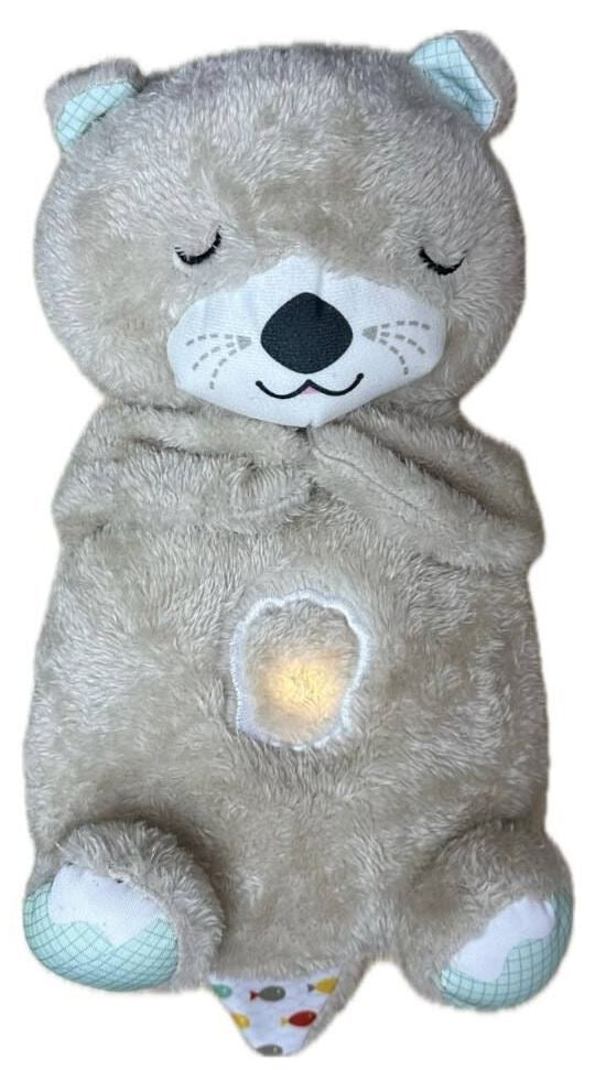 94692 Breathing Otter Plush Toy with Night-Light, White Noise & Lullabies