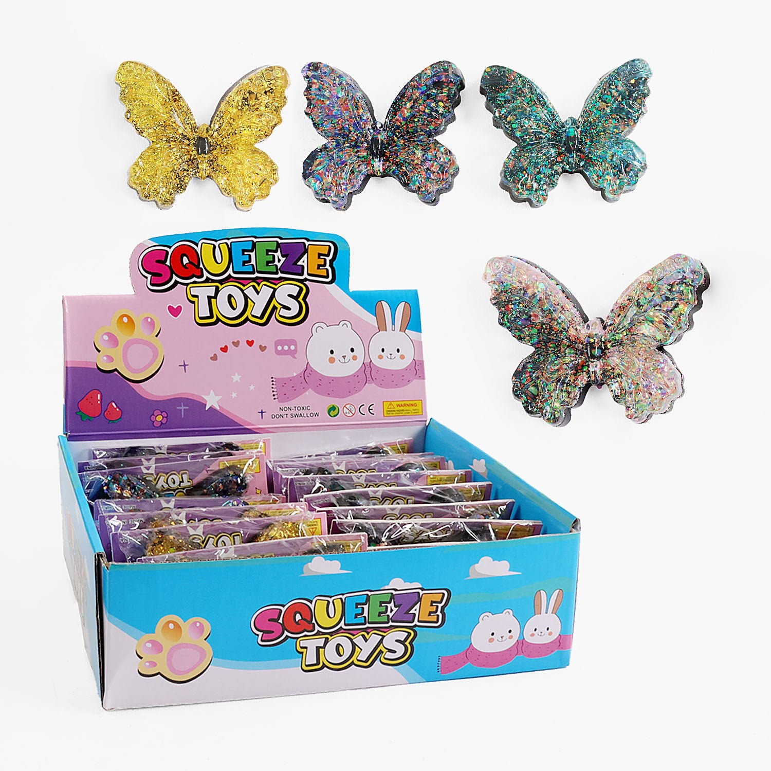 Butterfly Stress-Relief Toy C 72362/72367