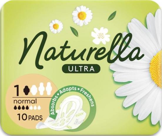 Naturella Ultra Normal Chamomile Sanitary Pads, 10 pcs