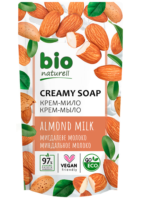 BIO Naturell Almond Milk Liquid Hand Soap Refill Pouch, 460 mL
