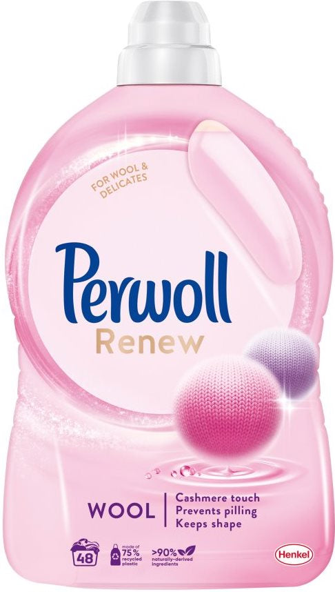 Perwoll Renew Wool Laundry Detergent Gel, 48 Loads, 2.88 L