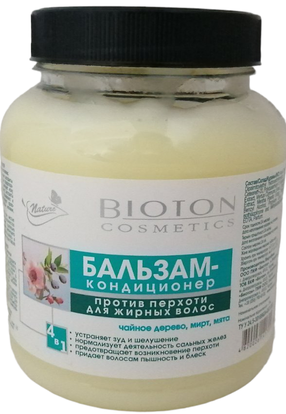 Bioton Cosmetics Nature Anti-Dandruff Hair Balm & Conditioner for Oily Hair, 500 mL