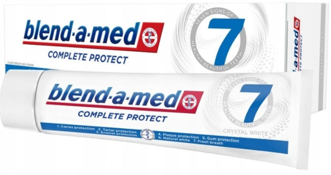 Blend-a-med Complete 7 Crystal White Toothpaste, 75 mL - Image 2