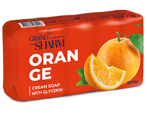 Sharm Grand Orange 5x Bar Soap, 70 g