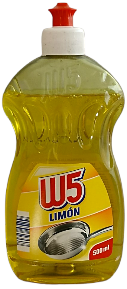 W5 Lemon Dishwashing Liquid, 500 mL - Image 3