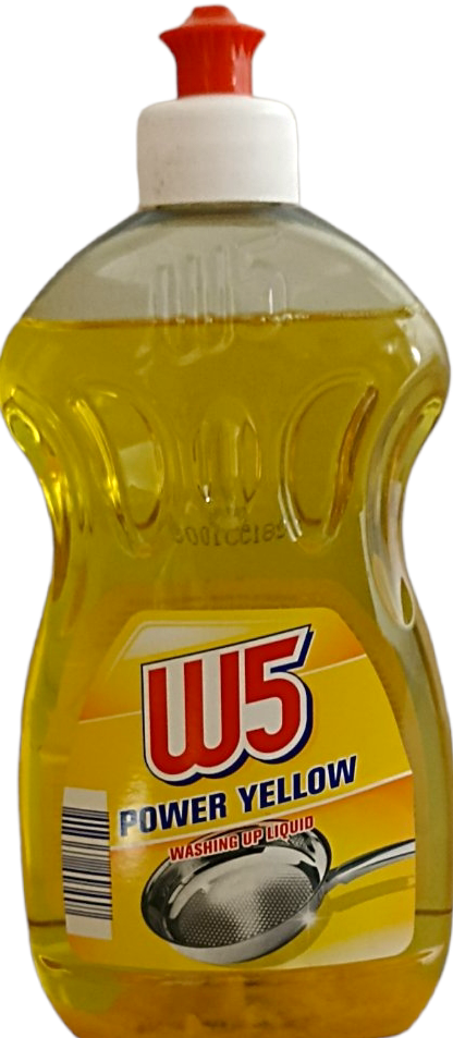 W5 Lemon Dishwashing Liquid, 500 mL - Image 4