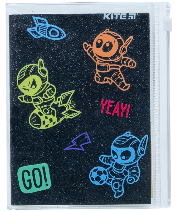 Kite K22-462-3 A6+ Notebook with Silicone Cover, 80 Sheets