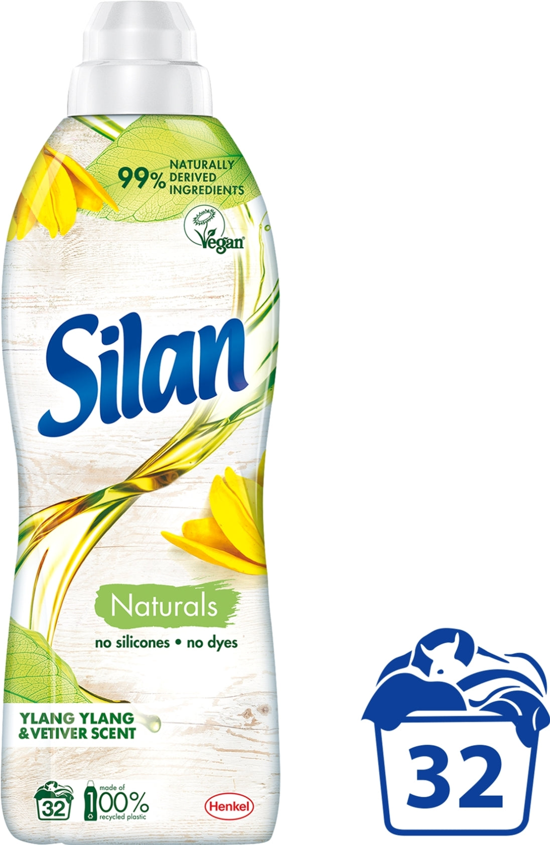 Silan Ylang-Ylang & Vetiver Fabric Softener, 800 mL - Image 2