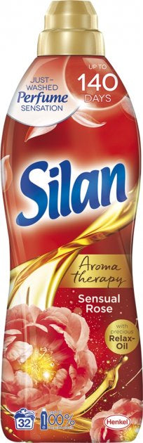 Silan Aromatherapy Sensual Rose Fabric Softener, 800 mL