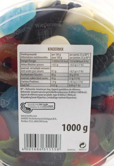 Haribo KinderMix Gummy Candy, 1 kg - Image 2