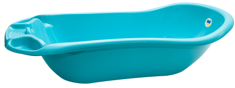 Aleana 3122074 Turquoise Baby Bath, 100 x 50 x 26 cm, 35 L