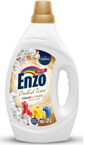 Deluxe Enzo Elite Orchid Time Color & Dark 6-in-1 Liquid Laundry Detergent, 50 Wash Loads, 2 L