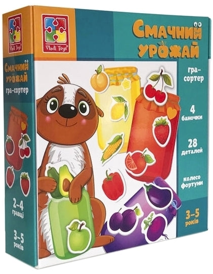 Vladi Toys VT1804-41 Delicious Harvest Sorting Board Game