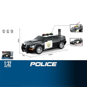 WY1150A Toy Police Car in Box - Image 2
