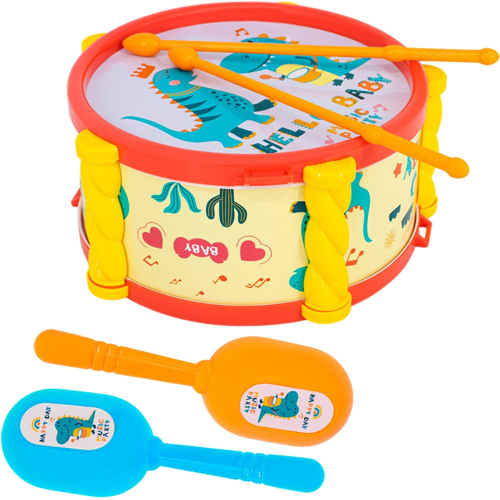 8838-13 Musical Instrument Set with Drum & Maracas in Bag - Image 2
