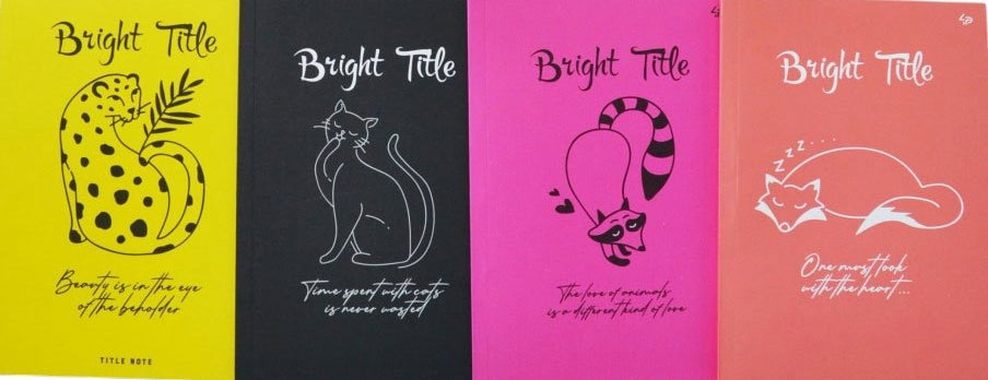 B6 Bright Title 4Profi kolorovi odnotonni sheets 40 sheets Notebook - Image 3