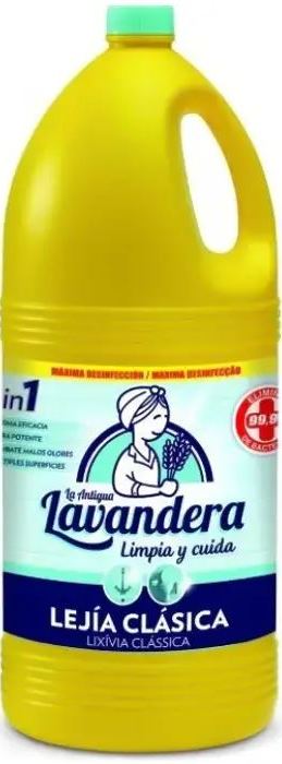 La Antigua Lavandera Clasica Universal Disinfectant Bleach, 5 L