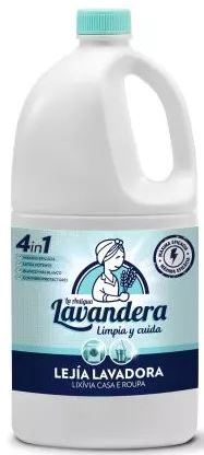 La Antigua Lavandera 4-in-1 Gel Bleach for Clothes & Surfaces, 2 L
