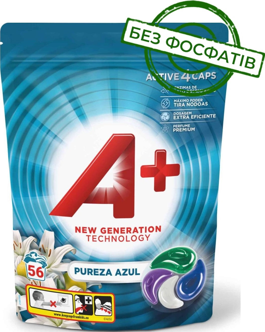 A+ 4-in-1 Ocean Dream Laundry Detergent Pods, 56 pcs (Price per 1 pc) - Image 2
