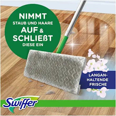 Swiffer Dry Kit Floor Mop with 8 Dry & 3 Wet Cloths - Image 2
