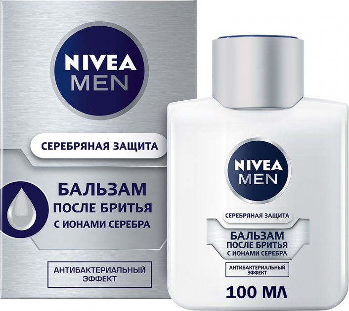 Nivea Silver Protect Aftershave Balm, 100 mL
