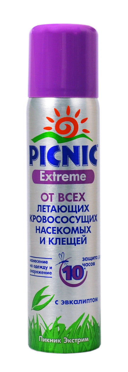 Picnic Extreme Flying Insect & Tick Repellent Aerosol, 75 mL