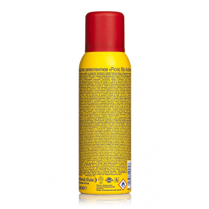 Picnic Bio Active Mosquito & Tick Repellent Aerosol, 125 mL - Image 2