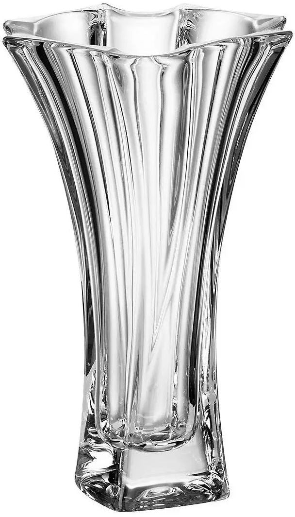 Bohemia Neptune Glass Flower Vase, 26.5 cm