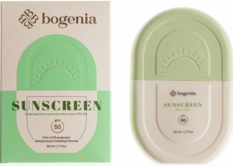 Bogenia Sunscreen Face Cream SPF 50+, 50 mL