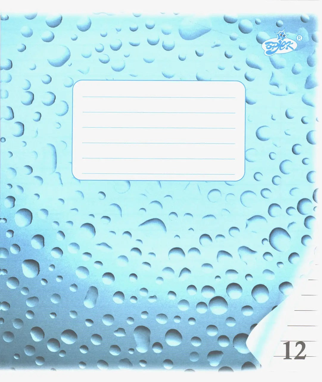 Brisk TV-50 Ruled Notebook, 12 Sheets