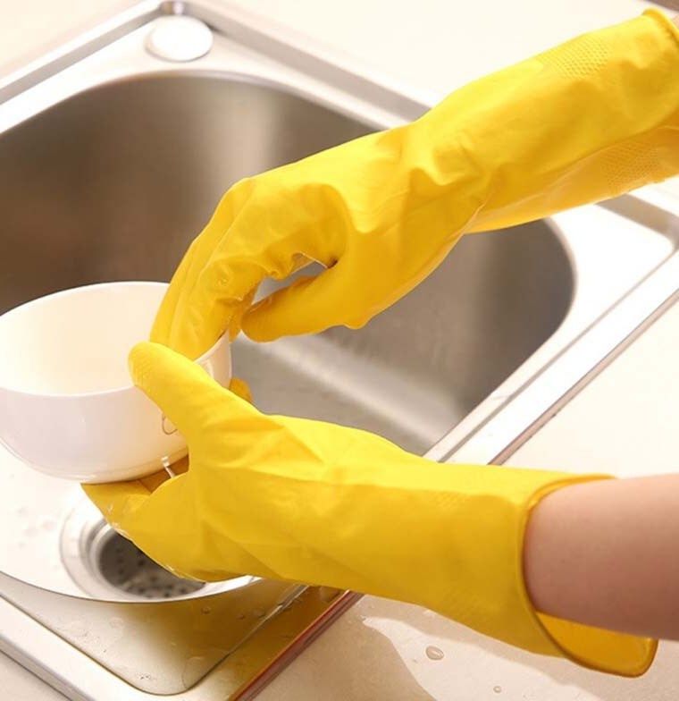 Rose King Household Latex Gloves, Size XL, 1 pair - Image 4