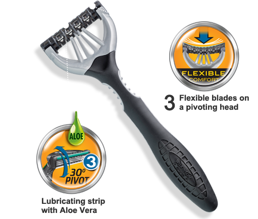Wilkinson Sword Xtreme 3 Black Edition Razors, 6 pcs - Image 2