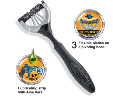 Wilkinson Sword Xtreme 3 Black Edition Razors, 6 pcs - Image 2