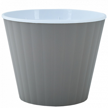 Aleana Ibis 114036 Double-Bottom Flowerpot, Assorted, 17.9 x 14.7 cm, 2.4 L