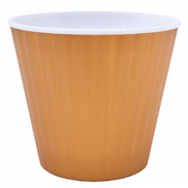 Aleana Ibis 114036 Double-Bottom Flowerpot, Assorted, 17.9 x 14.7 cm, 2.4 L - Image 3