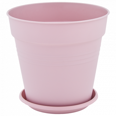 Aleana Gloria 114018 Flowerpot with Saucer, 18.5 x 18 cm, 3.1 L - Image 3