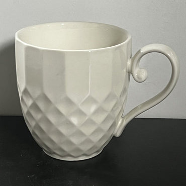 Interos PJO3388 White Porcelain Ceramic Mug, 310 mL - Image 2