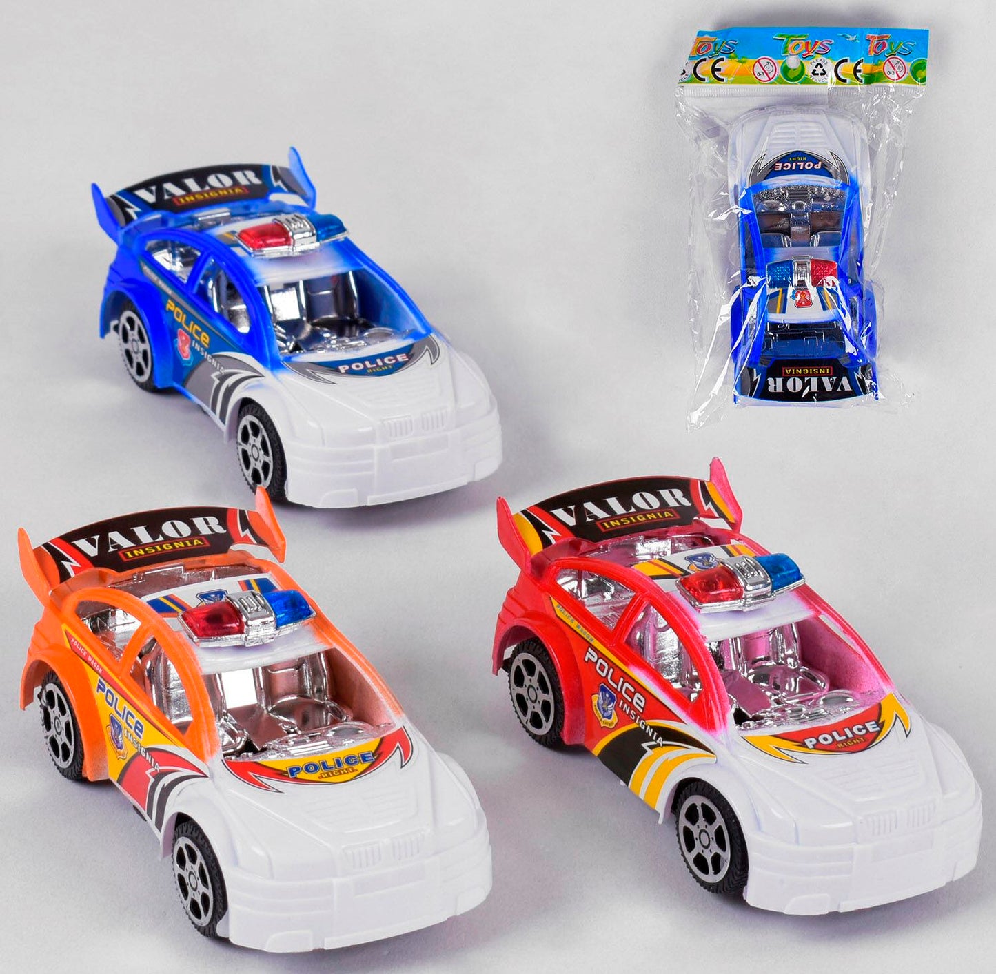 Toys 156 Friction-Powered Police Car in Bag
