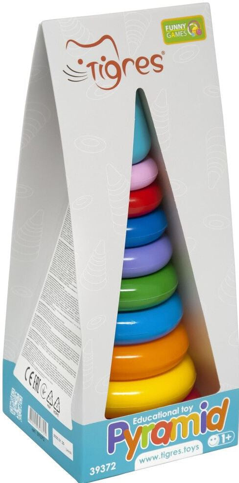 Tigres Lux 39372 Stacking Ring Toy in Box