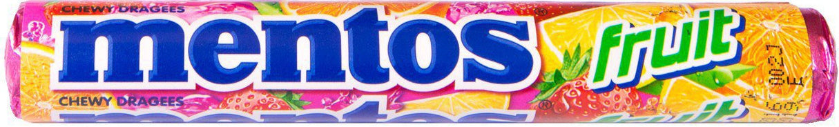 Mentos Fruit Chewy Dragees, 38 g