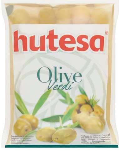 Hutesa Whole Green Olives, 180 g