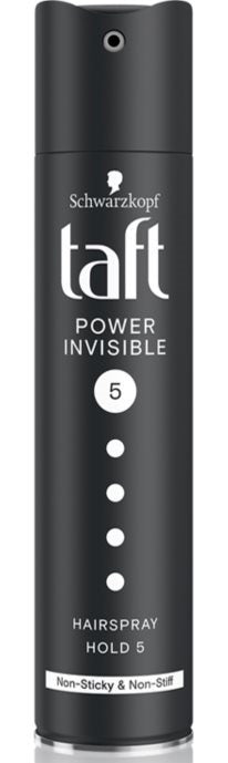 Taft Power Invisible Hair Spray, 250 mL