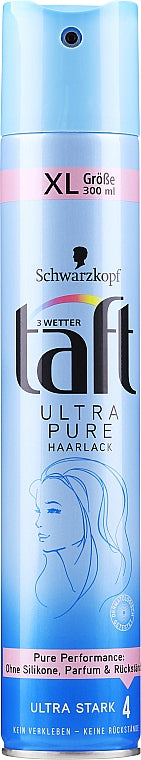 Taft Ultra Pure Ultra Strong Hair Spray, 300 mL