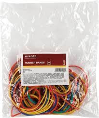 Axent D4620 Colored Rubber Bands, 50 g