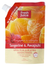 Fresh Juice Tangerine-Awapuhi Shower Gel, 170 mL
