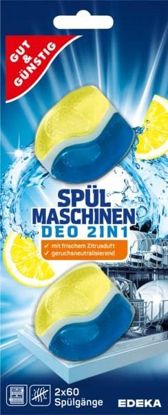 Gut & Gunstig Deo 2-in-1 Dishwasher Freshener