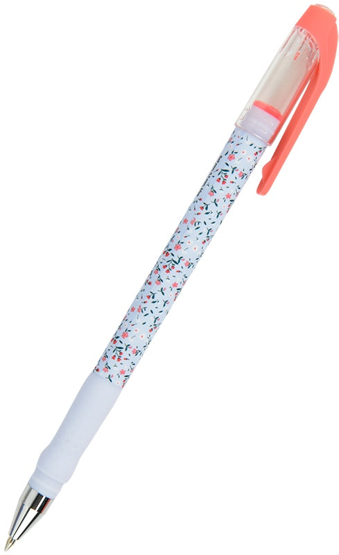 Axent AB1049-37-A Floral Ballpoint Pen, Blue Ink, 0.5 mm