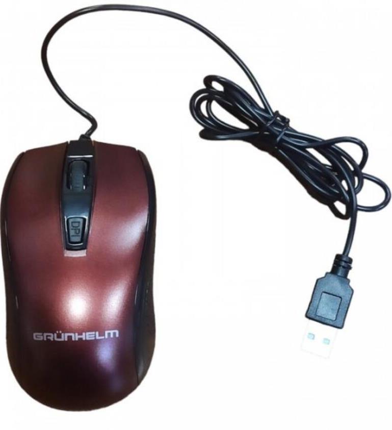 Grunhelm M-342WD Wired Computer Mouse - Image 3